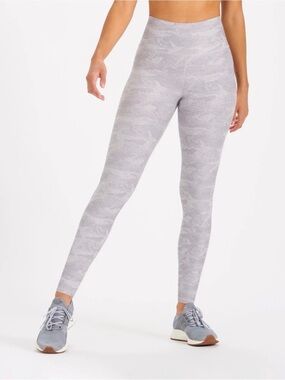 Vuori Light Gray Camo Clean Elevation Leggings